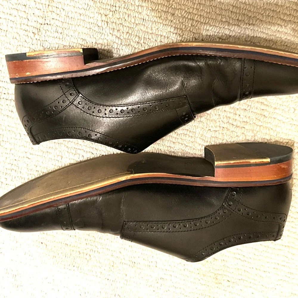 Johnston & Murphy Black Double Monk Strap Oxfords - Picture 2 of 5
